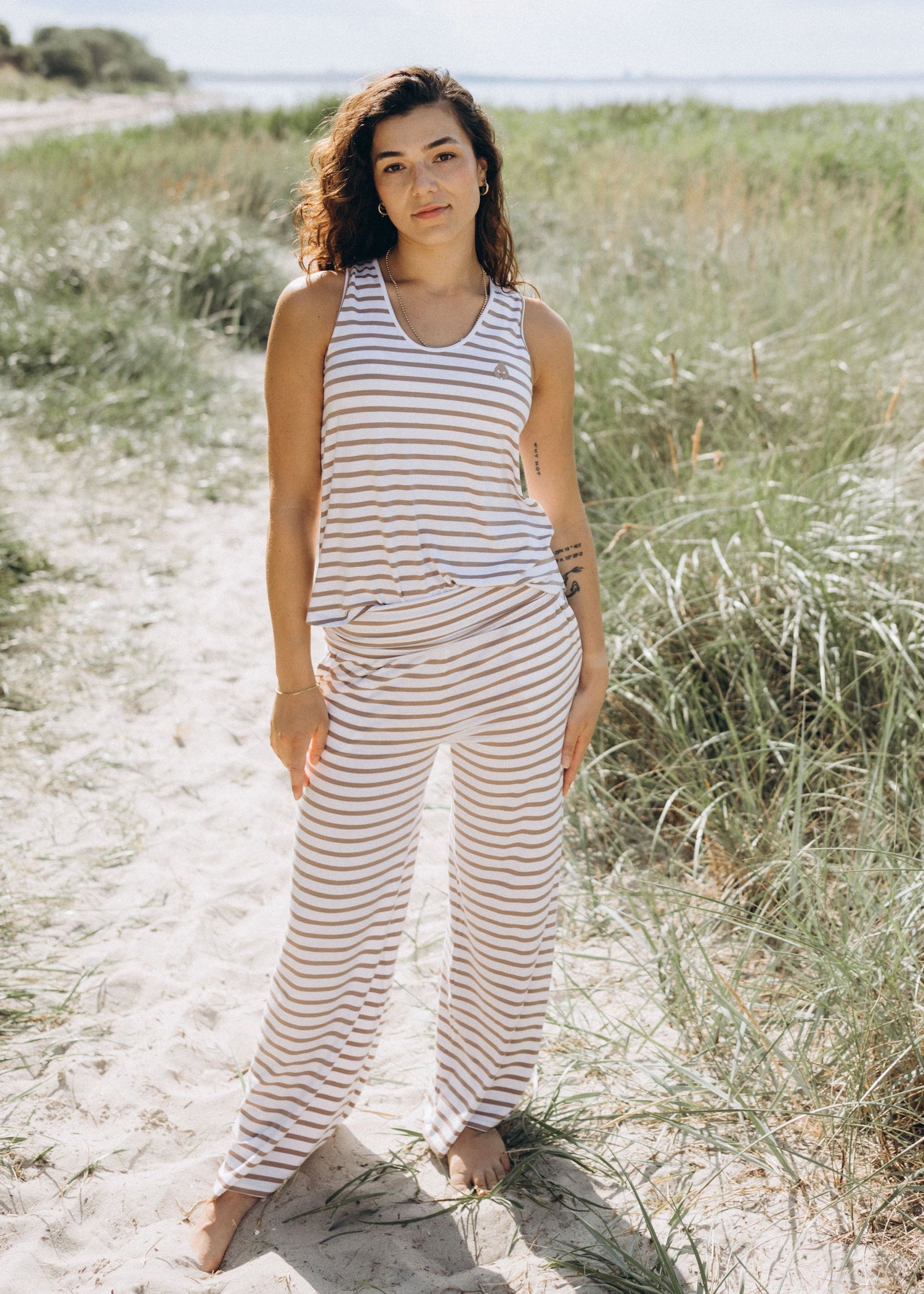 Stoffhose ODESA BrownStriped