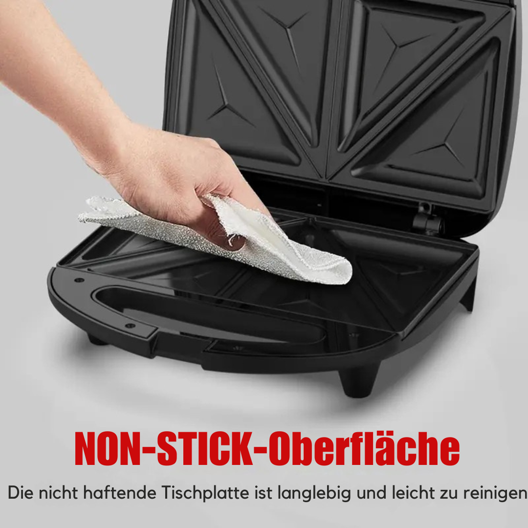 Meltica™ |  Perfekte Toasts mit antihaftbeschichteten Platten und einfach zu bedienen