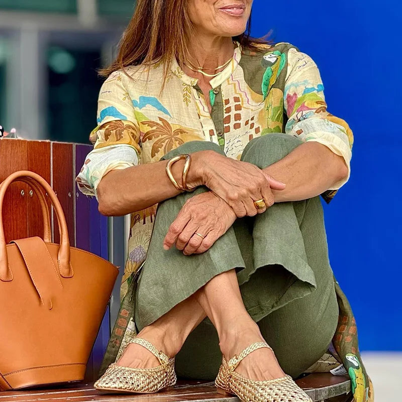 Vellora™ | Elegantes Leinen-Set – Premium Stoff, Zeitloses Design, Perfekt Abgestimmte Teile